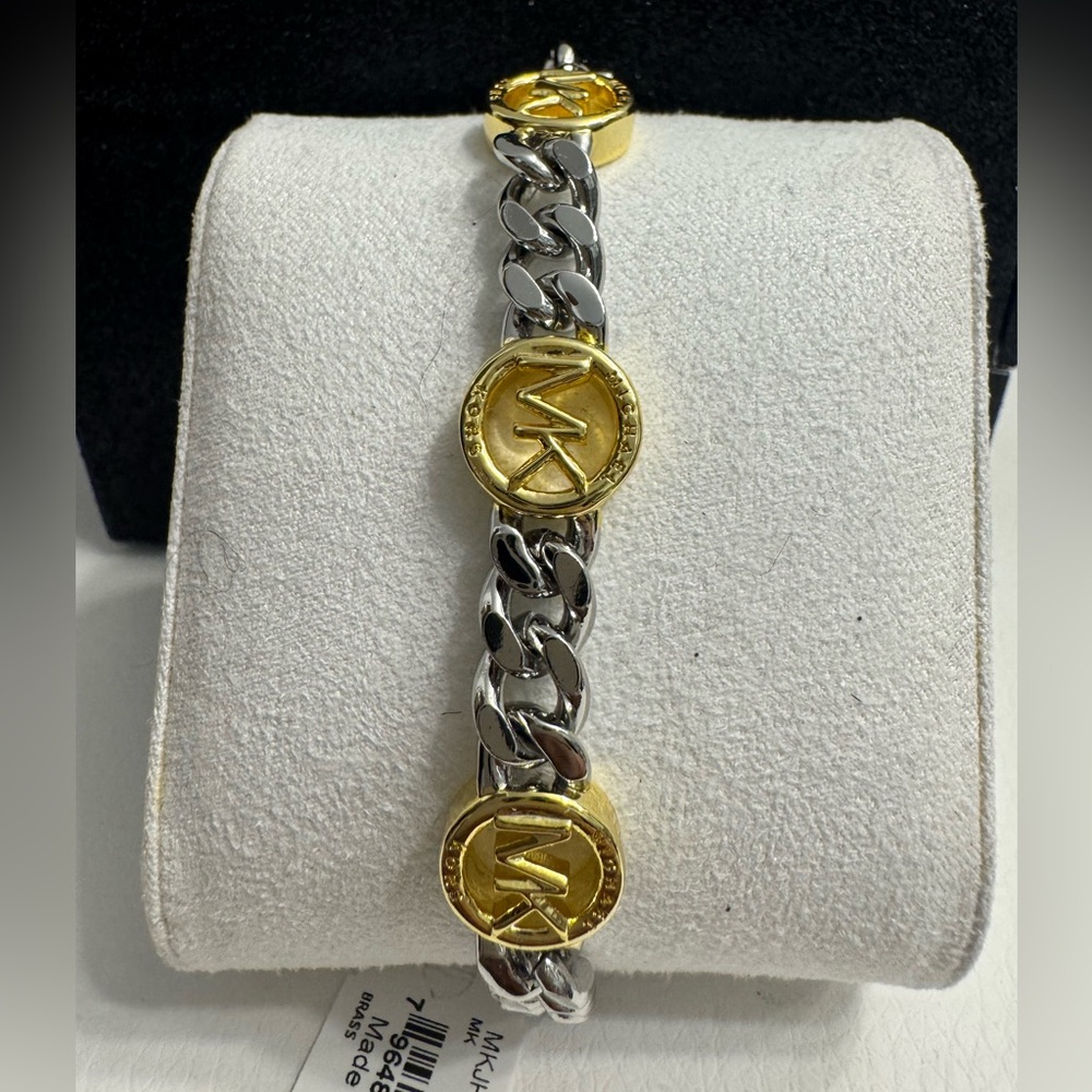Michael Kors Logo Curb Link Bracelet